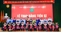 Lễ trao bằng Tiến sĩ đợt tháng 5 năm 2020 tại Học viện Nông nghiệp Việt Nam