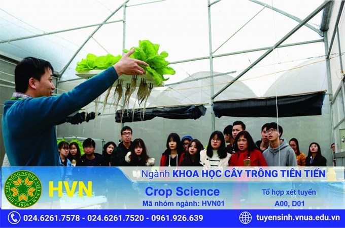 Sinh viên ngành Khoa học cây trồng tiên tiến được học trong môi trường hiện đại, tiên tiến.