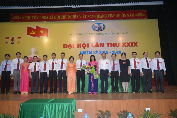 Đại hội Đảng bộ Học viện Nông nghiệp lần thứ XXIX, nhiệm kỳ 2015-2020