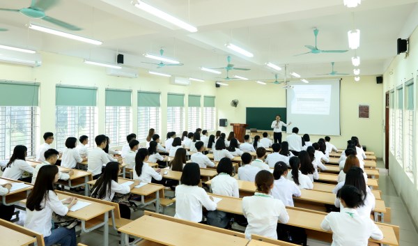 Một tiết học của sinh viên Học viện Nông nghiệp Việt Nam