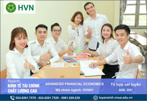 Thông tin tuyển sinh ngành Kinh tế tài chính chất lượng cao năm 2020