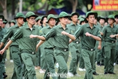 Gần 600 sinh viên dự hội thao ngoại khoá huấn luyện