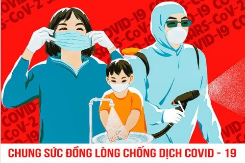 Người dân cả nước cùng chung tay đẩy lùi dịch Covid-19