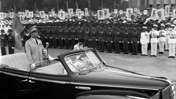 Đại tướng Võ Nguyên Giáp trong Lễ diễu bình ngày 02/9/1975
