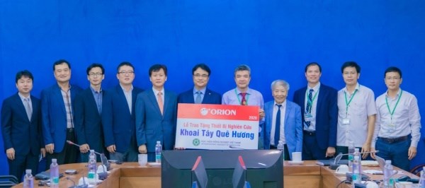 Tập đoàn ORION Việt Nam trao tặng thiết bị nghiên cứu “Khoai tây quê hương” cho Viện Sinh học Nông nghiệp