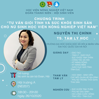 Hội thảo tư vấn giới tính và sức khỏe sinh sản cho nữ sinh Học viện Nông nghiệp Việt Nam