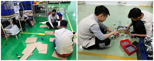 Sinh viên tham gia sản xuất link dafabet nhà máy