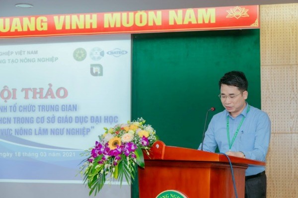 PGS.TS. Phạm Bảo Dương - Phó Giám đốc Học viện phát biểu khai mạc Hội thảo