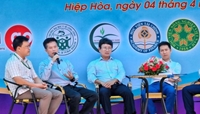 Ban Quản lý cơ sở vật chất tham dự Ngày hội Định hướng nghề nghiệp và Tư vấn tuyển sinh tại trường THPT Hiệp Hòa số 1, tỉnh Bắc Giang