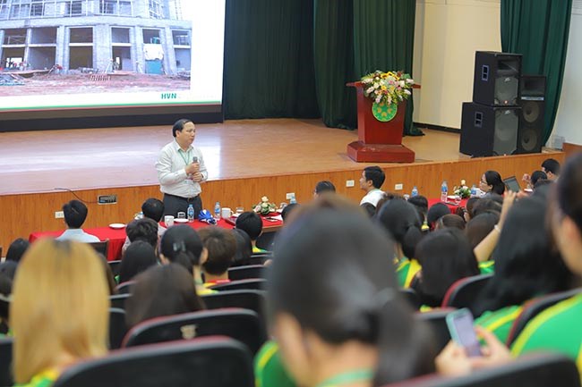 TS. Vũ Ngọc Huyên – Phó Bí thư thường trực Đảng ủy, Phó Giám đốc Học viện phát biểu chỉ đạo Hội nghị