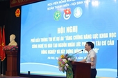 Hội nghị phổ biến thông tin về dự án “Tăng cường năng lực khoa học công nghệ và đào tạo nguồn nhân lực phục vụ tái cơ cấu nông nghiệp và xây dựng nông thôn mới”