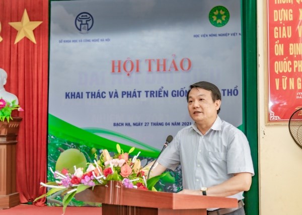 PGS.TS. Trần Văn Quang – Trưởng Khoa Nông học phát biểu khai mạc Hội thảo