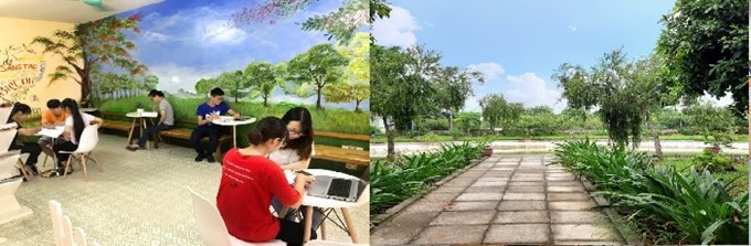 Một góc không gian tạo cảm hứng cho người đọc sách