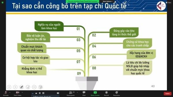  9 lý do cần công bố bài báo khoa học trên tạp chí quốc tế