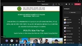 Seminar khoa học tháng 8 - Khoa Thủy sản