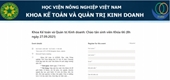 Tọa đàm chào tân sinh viên khóa 66 Khoa Kế toán và Quản trị kinh doanh