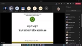 Gặp mặt tân sinh viên khóa 66 Khoa Khoa học xã hội