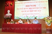 Đại biểu Quốc hội TP Hà Nội tiếp xúc với cử tri đơn vị bầu cử số 8 trước kỳ họp thứ Hai
