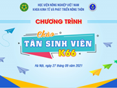 Khoa kinh tế và Phát triển nông thôn rộn ràng chào đón tân sinh viên khoá 66