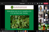 Seminar khoa học tuần 39 – Nhóm nghiên cứu mạnh “Nghiên cứu cây trồng thích ứng với biến đổi khí hậu