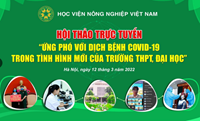 Hợp tác cùng Học viện Nông Nghiệp Việt Nam ứng phó và đẩy lùi dịch bệnh Covid-19