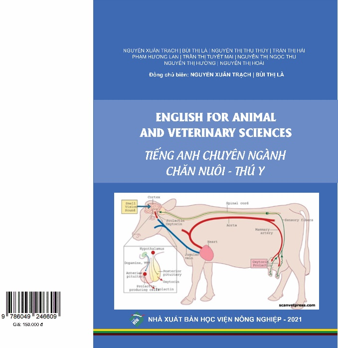 Giới thiệu sách hay “English for animal and veterinary sciences” (Tiếng Anh chuyên ngành Chăn nuôi – Thú y) Giới thiệu sách hay “English for animal and veterinary sciences” (Tiếng Anh chuyên ngành Chăn nuôi – Thú y)