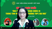 Hội thảo trực tuyến “Ứng phó với dịch bệnh Covid-19 trong tình hình mới tại trường THPT, Đại học”