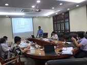 Nghiệm thu đề tài khoa học cấp Học viện trọng điểm “Nghiên cứu, thiết kế, chế tạo hệ thống tự động nuôi vi tảo liên tục làm nguồn cung cấp thức ăn trong các trại sản xuất giống thủy sản”