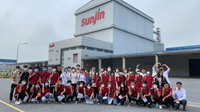 Sinh viên Khoa Chăn nuôi tham quan thực tế tại nhà máy sản xuất thức ăn chăn nuôi Sunjin Hà Nam
