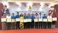 Công đoàn Học viện Nông nghiệp Việt Nam được tôn vinh là tập thể tiêu biểu của Công đoàn Ngành năm 2022