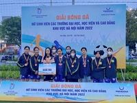 Đội tuyển Bóng đá nữ Học viện giành Huy chương đồng tại Giải bóng đá nữ sinh viên các Trường Đại học, Học viện và Cao đẳng khu vực Hà Nội 2022