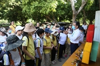 Học sinh khối lớp 5 Trường Liên cấp THCS - Tiểu học Vietschool Pandora, Hà Nội đến tham quan, trải nghiệm tại Học viện Nông nghiệp Việt Nam