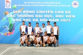 Kết quả giải Bóng chuyền cán bộ các trường Đại học, Học viện và Cao đẳng khu vực Hà Nội năm 2022