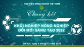 Học viện Nông nghiệp Việt Nam sắp tổ chức vòng chung kết cuộc thi khởi nghiệp nông nghiệp, có 9 dự án xuất sắc