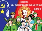 Kỷ niệm 78 năm thành lập Quân đội nhân dân Việt Nam 22 12 1944-22 12 2022 – Quân đội anh hùng của dân tộc Việt Nam