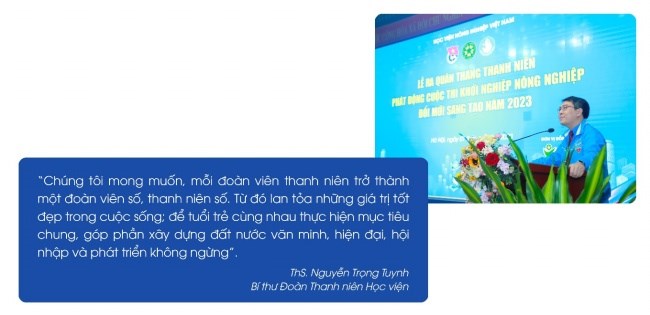 Những dấu ấn đậm nét của tuổi trẻ Học viện Nông nghiệp Việt Nam trong tháng Thanh niên năm 2023