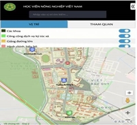 Áp dụng công nghệ WebGIS cho Học viện Nông nghiệp Việt Nam