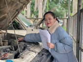 Ngô Thị Giang - nữ sinh viên đam mê học ngành Công nghệ kỹ thuật ô tô