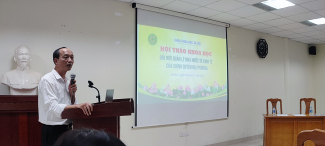 Hội thảo khoa học: “Đổi mới quản lý nhà nước về kinh tế của chính quyền địa phương”