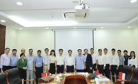 Đoàn công tác Sở Khoa học và Công nghệ tỉnh Thanh Hóa đến thăm và làm việc tại Học viện Nông nghiệp Việt Nam