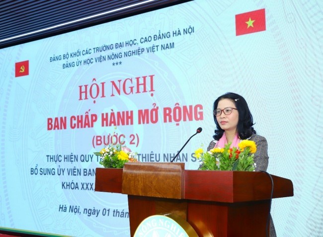 Hội nghị thực hiện quy trình bổ sung Ủy viên Ban Chấp hành Đảng bộ  