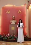 Nữ sinh lọt top 8 Chung kết Hoa khôi VNUA 2024 “gây thương nhớ” với vẻ đẹp dịu dàng