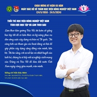 Tuổi trẻ Học viện Nông nghiệp Việt Nam tích cực học tập và làm theo Bác