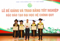 Học viện Nông nghiệp Việt Nam tổ chức Lễ bế giảng và trao bằng tốt nghiệp bậc đào tạo Đại học hệ chính quy tháng 6 2024
