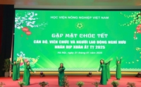 Học viện Nông nghiệp Việt Nam gặp mặt chúc Tết cán bộ, viên chức và người lao động nghỉ hưu nhân dịp Xuân Ất Tỵ 2025