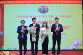 Chi bộ Sinh viên trực thuộc sẵn sàng tâm thế thực hiện các mục tiêu, nhiệm vụ trong nhiệm kỳ 2025-2027