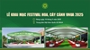 Festival hoa, cây cảnh và Ngày hội việc làm VNUA 2025 Diễn đàn kết nối và hội tụ tinh hoa