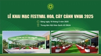 Festival hoa, cây cảnh và Ngày hội việc làm VNUA 2025 Diễn đàn kết nối và hội tụ tinh hoa