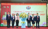 Chi bộ khoa Kinh tế và Quản lý Vững bước tiên phong trong lãnh đạo và đổi mới giai đoạn 2020-2025