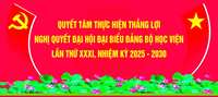 Quyết tâm thực hiện thắng lợi Nghị quyết Đại hội Đại biểu Đảng bộ Học viện Nông nghiệp Việt Nam nhiệm lần thứ XXXI